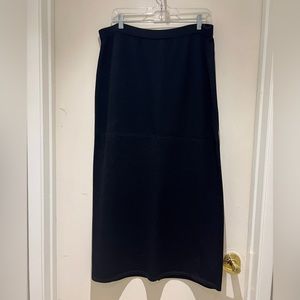 St. John Black Knit Skirt